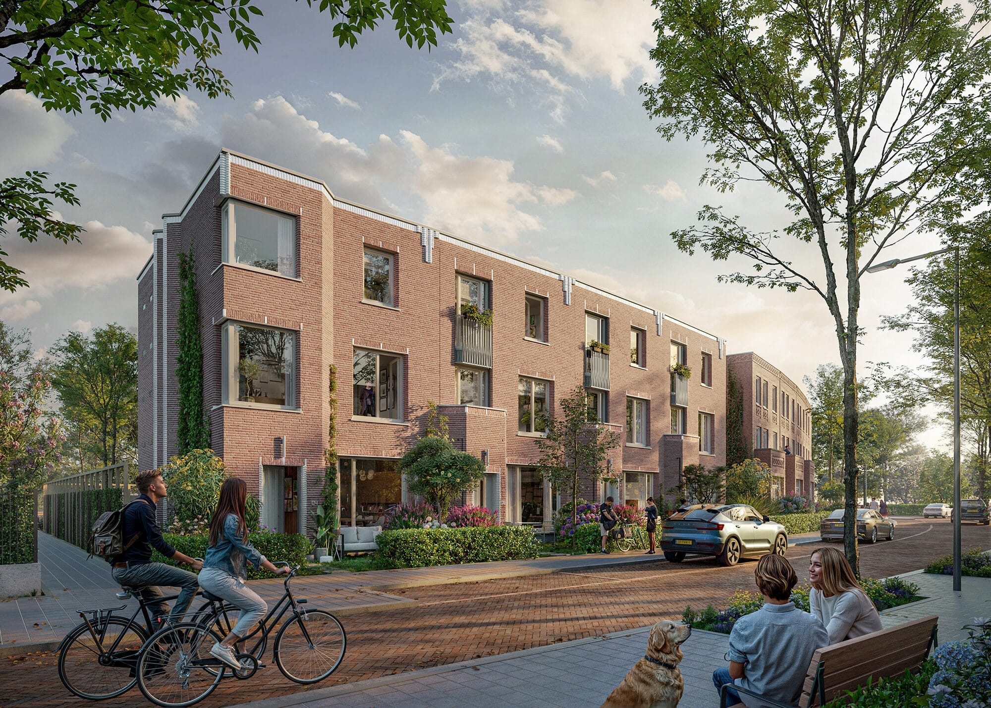 Nieuw Kralingen, Aan de groene laan